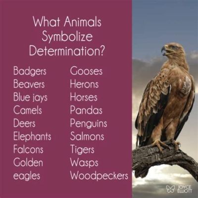 what animal represents determination